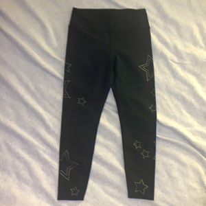 SoulCycle Star Studded Leggings. size Medium.